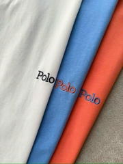 Tshirt POLO cổ tròn logo lưng 3 màu