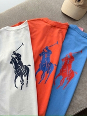 Tshirt POLO cổ tròn logo lưng 3 màu