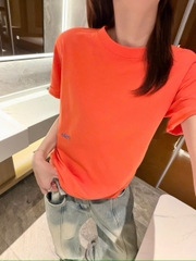 Tshirt POLO cổ tròn logo lưng 3 màu