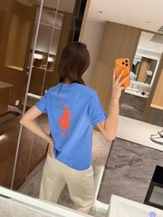 Tshirt POLO cổ tròn logo lưng 3 màu