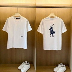 Tshirt POLO cổ tròn logo lưng 3 màu