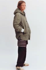 ÁO KHOÁC CHẦN BÔNG DÁNG DÀI NHẸ