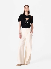 Áo thun cotton hình gấu Polo chủ đề Giáng sinh