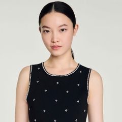ĐẦM MAXI IN HOA ĐÍNH ĐÁ