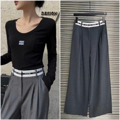 Quần suông Maison Margiela lưng chun 2 màu