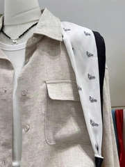 Set linen TTOO VOUISE Hàn Quốc 3 màu kèm khăn lụa