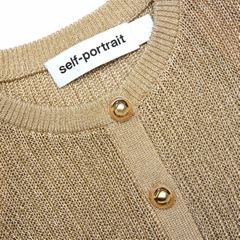 Váy mini dệt kim LUREX