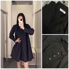 Váy sơ mi COS cổ bèo 2 màu