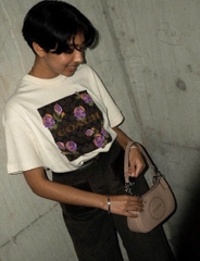 Tshirt Coach cổ tròn logo Cherry
