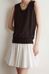 ĐẦM NGẮN NHIỀU LỚP BẰNG VẢI COTTON LANH