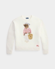 Áo len cổ tròn Polo Bear