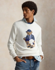 Áo len cotton Polo Bear