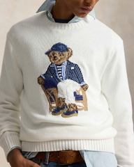 Áo len cotton Polo Bear