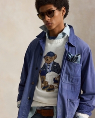 Áo len cotton Polo Bear