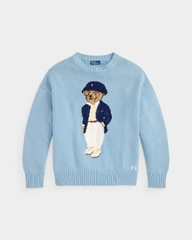Áo len cotton cỡ lớn hình gấu Polo