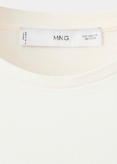 ÁO T-SHIRT COTTON THÊU CẮT