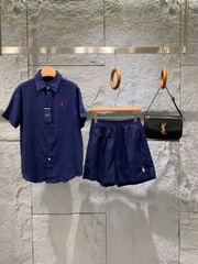 Áo Sơ Mi Nữ Tay Ngắn Linen Short