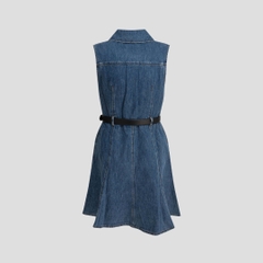 Váy denim Sel-Portrait cổ bẻ 4 túi