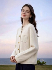 Áo khoac cổ trụ Loro Piana 4 màu