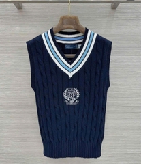 Áo vest POLO RL cotton dệt kim kiểu Wimbledon