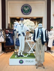 Áo vest POLO RL cotton dệt kim kiểu Wimbledon