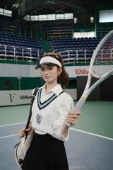 Áo vest POLO RL cotton dệt kim kiểu Wimbledon
