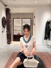 Áo vest POLO RL cotton dệt kim kiểu Wimbledon