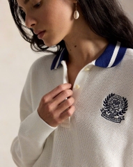 Áo len POLO RL cổ polo bằng cotton Wimbledon