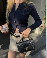 CDG Polo RL vặn thừng nhỏ 100% cotton