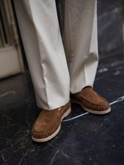 Loafer Loro Piana Summer Walk suede Dijon