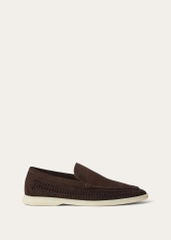 Loafer Loro Piana Summer Walk suede Dijon