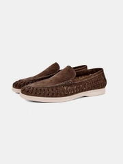 Loafer Loro Piana Summer Walk suede Dijon