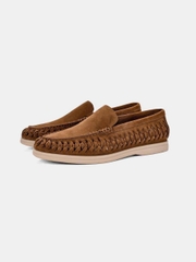 Loafer Loro Piana Summer Walk suede Dijon