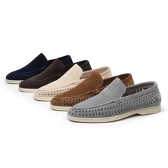 Loafer Loro Piana Summer Walk suede Dijon