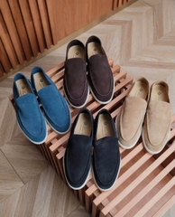 Loro Piana Summer Walk loafer Suede Tan