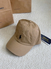 Mũ lưỡi trai Polo RL thêu ngựa 100% cotton