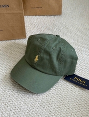 Mũ lưỡi trai Polo RL thêu ngựa 100% cotton