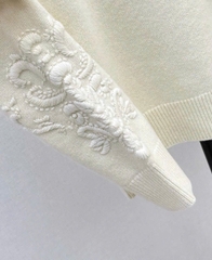 Áo len Loro Piana baby cashmere cổ tròn 2 màu