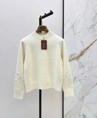 Áo len Loro Piana baby cashmere cổ tròn 2 màu