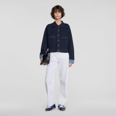 Áo khoác len SANDRO kiểu jacket