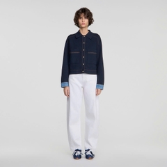 Áo khoác len SANDRO kiểu jacket