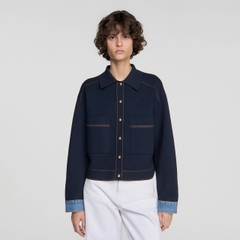 Áo khoác len SANDRO kiểu jacket