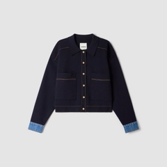 Áo khoác len SANDRO kiểu jacket