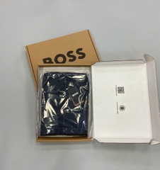 Jacket gió cổ trụ 5cm BOSS màu navy