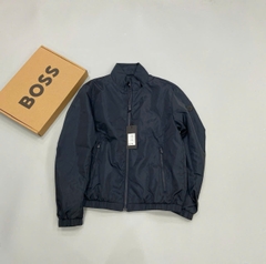 Jacket gió cổ trụ 5cm BOSS màu navy
