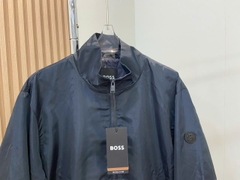 Jacket gió cổ trụ 5cm BOSS màu navy