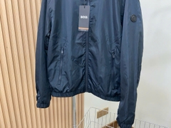 Jacket gió cổ trụ 5cm BOSS màu navy