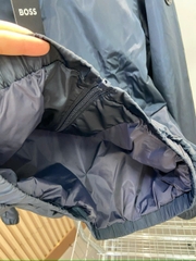 Jacket gió cổ trụ 5cm BOSS màu navy