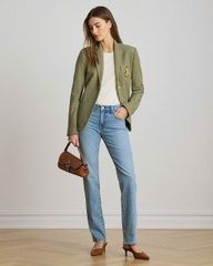 Áo Blazer POLO RL dệt Jacquard với họa tiết thêu chỉ vàng