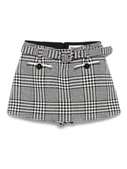 Chân váy ngắn họa tiết houdstooth